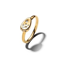 Anello Pandora Donna Organic in Lega metallica Cubic Zirconia
